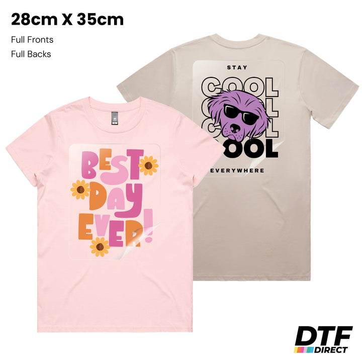 DTF Transfers by Size